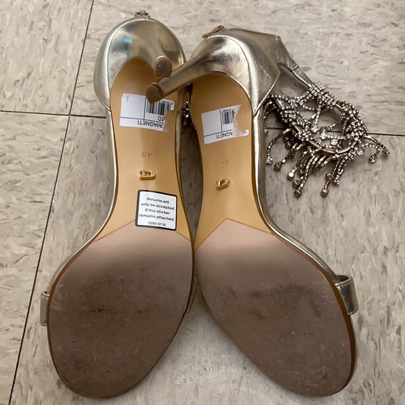 Dune of London Gold Formal Stilettos Heels 40 - Picture 3 of 3